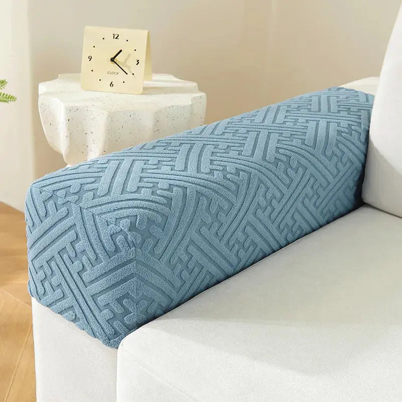 Housse Accoudoir Canapé Jacquard LUNEXO - Housse de France