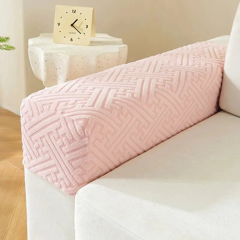 Housse Accoudoir Canapé Jacquard LUNEXO - Housse de France