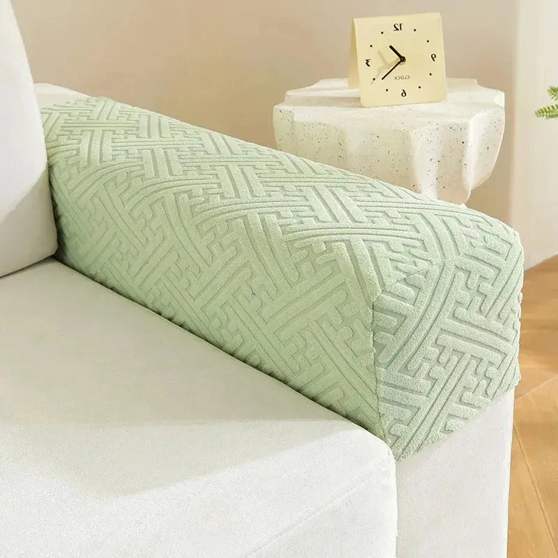 Housse Accoudoir Canapé Jacquard ACCORDI - Housse de France
