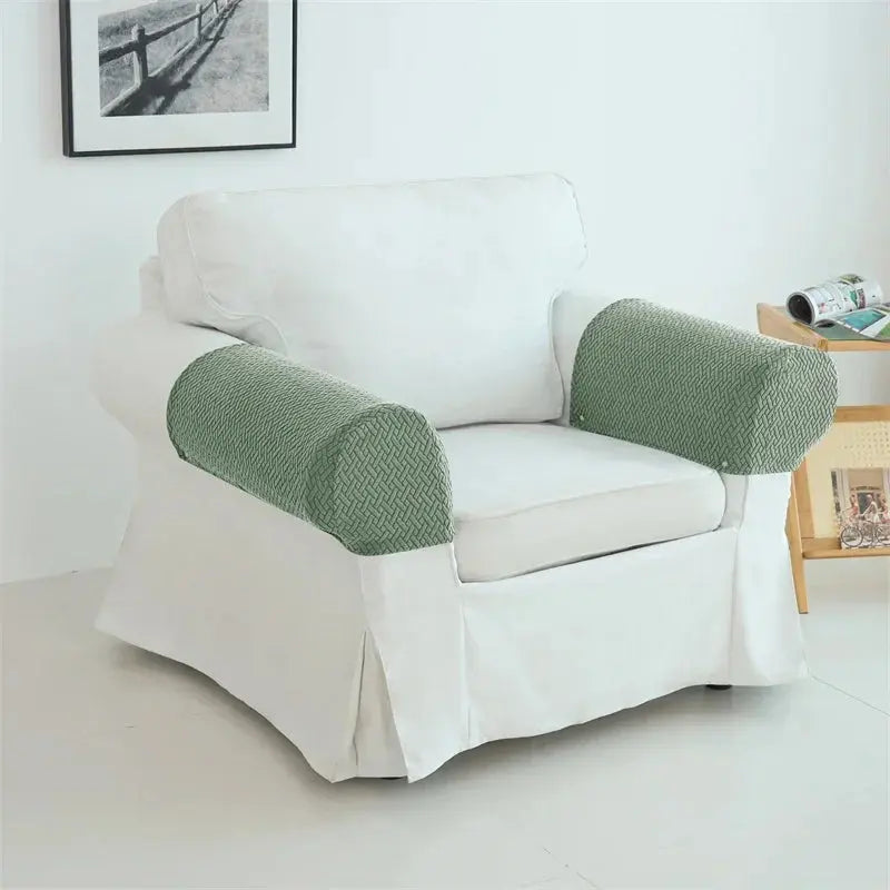 Housse Accoudoir Canapé Jacquard VELURA - Housse de France