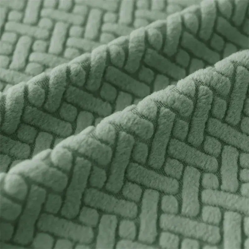 Housse Accoudoir Canapé Jacquard VELURA - Housse de France