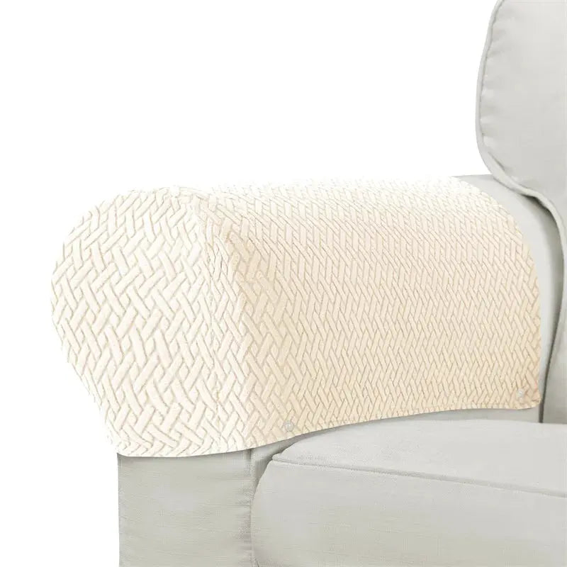Housse Accoudoir Canapé Jacquard VELURA - Housse de France