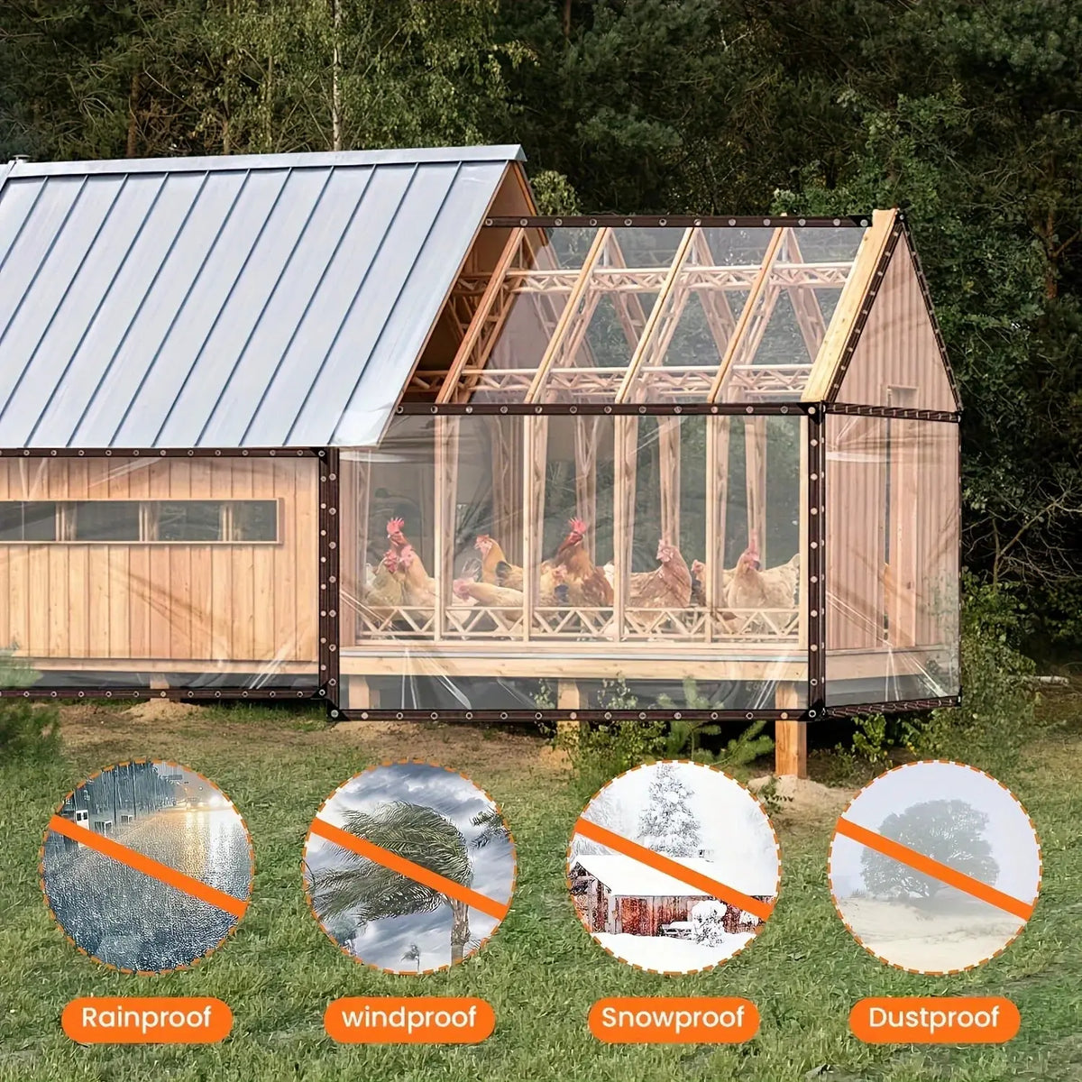 Bâche Imperméable Transparente GARDURO Housse de France