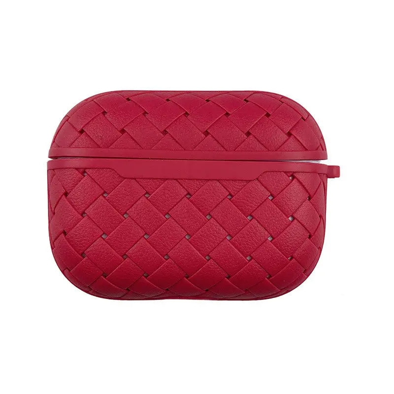 Coque AirPods Pro Résistante WOVEN Red-Airpods pro