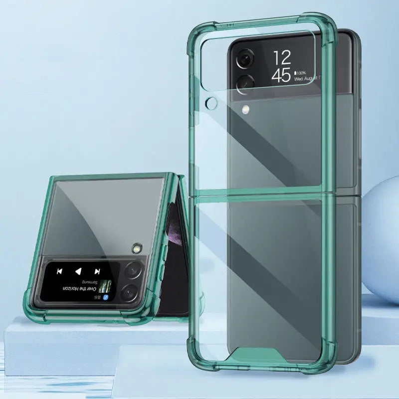 Coque Téléphone Antichoc VERTEX Green-Samsung Galaxy Z Flip4
