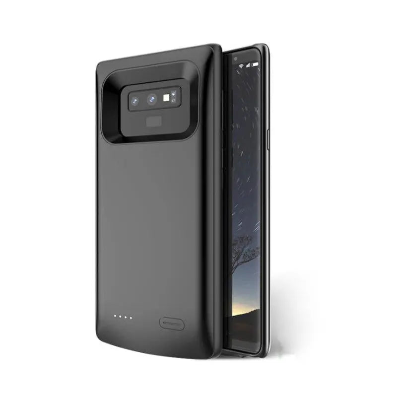 Coque Téléphone Batterie Sans-Fil CRONIX Black-Note95000mAh