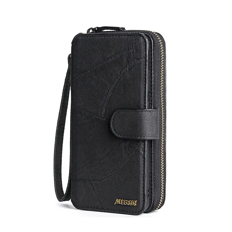 Coque Téléphone Cuir ZARNOX Black-S10 Plus