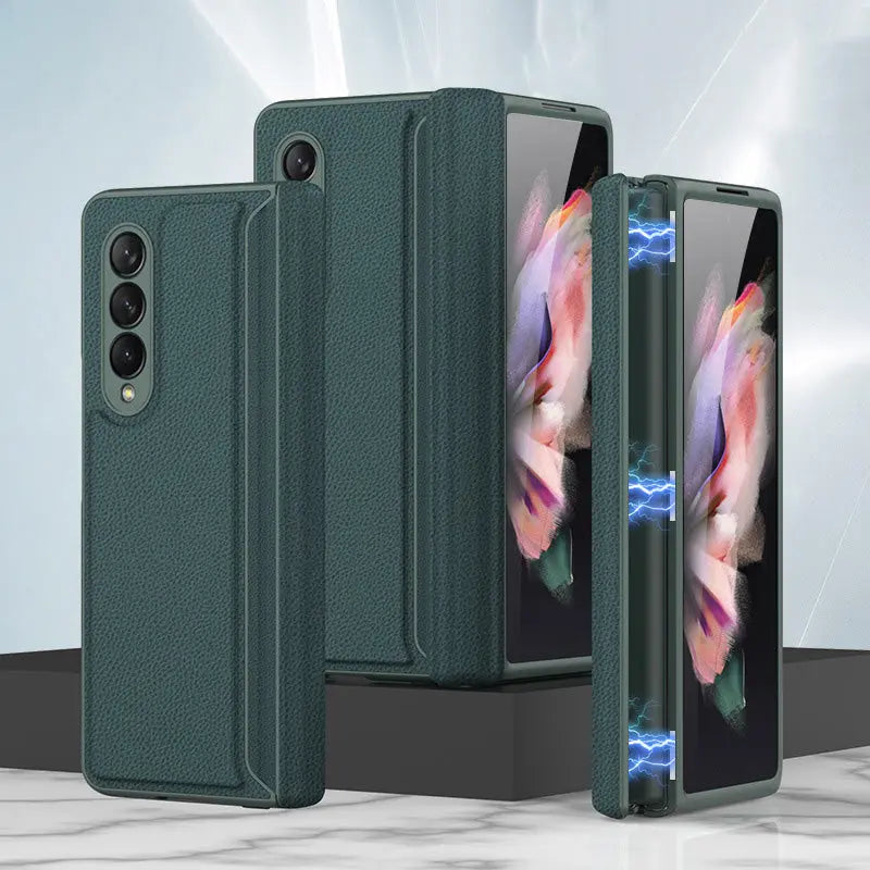 Coque Téléphone Magnétique HOLDER Dark night green