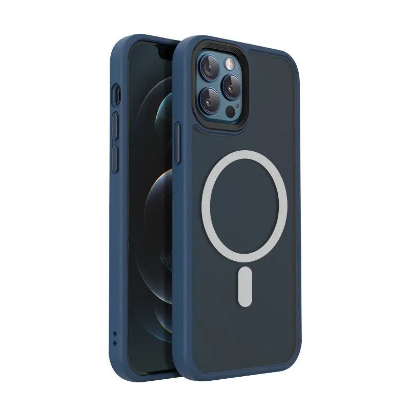 Coque Téléphone Magnétique MAXPRO Matte blue-iphone 12 mini