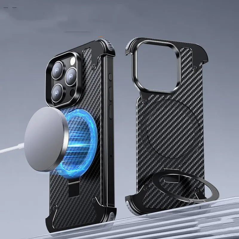 Coque Téléphone Renforcée LYRA Black Matte-IPhone15