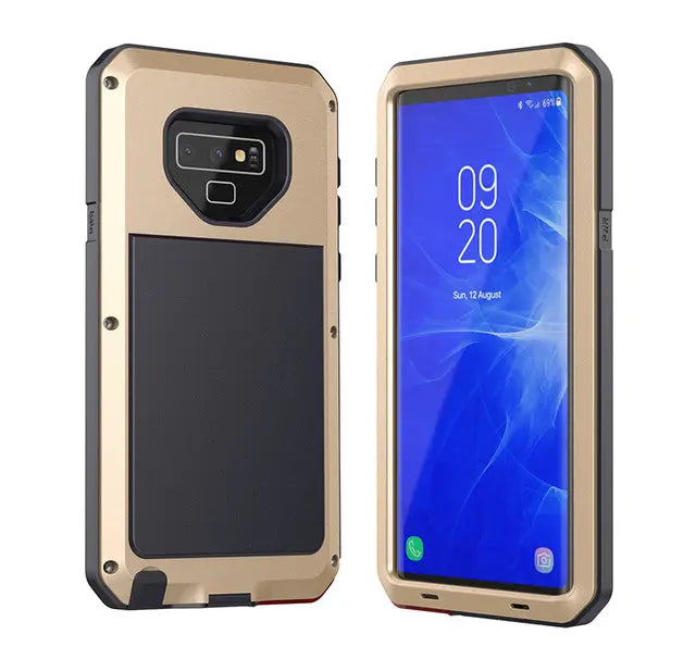 Coque Téléphone Renforcée SAMRUG Gold-Note8