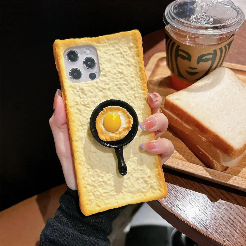 Coque Téléphone Silicone Toast FROST Mobile phone case pan-IPhone14PRO