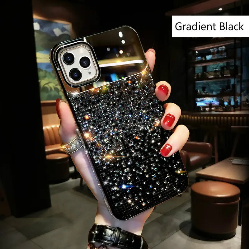 Coque Téléphone Strass Glam GRADIN Black-iPhone11pro max