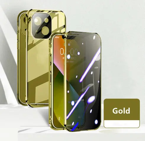 Coque de Téléphone Anti-Privacy MAGNETO Gold-Iphone14plus