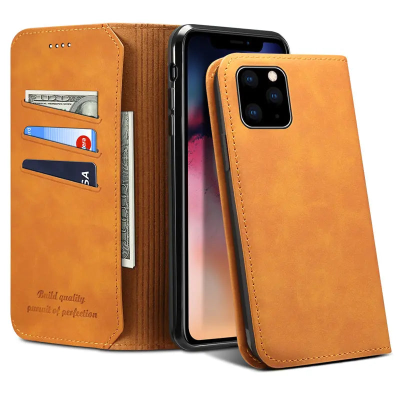 Coque de Téléphone Business CLAMOR Brown-IPhone XXS