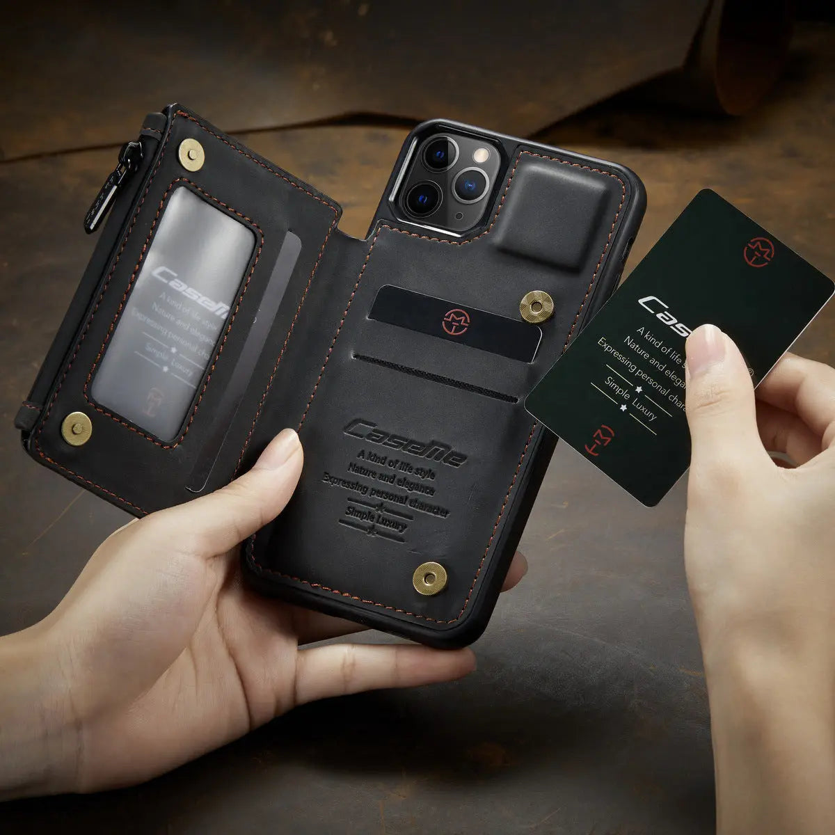 Coque de Téléphone Élégante TRIO Black-Iphone7/8