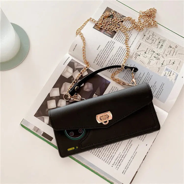 Coque de Téléphone Luxe Chic VELINA Black-huawei mate 30