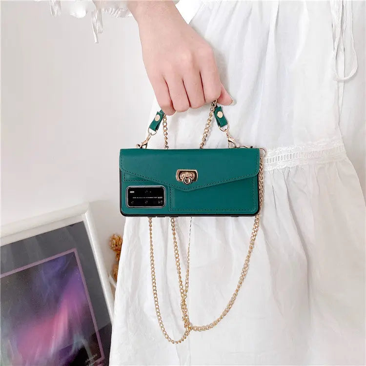 Coque de Téléphone Luxe Chic VELINA Green-Huawei P40