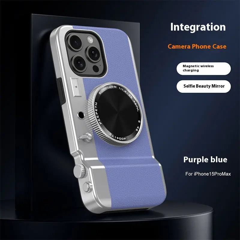 Coque de Téléphone Magnétique STELLAR Purple Blue-IPhone14PRO