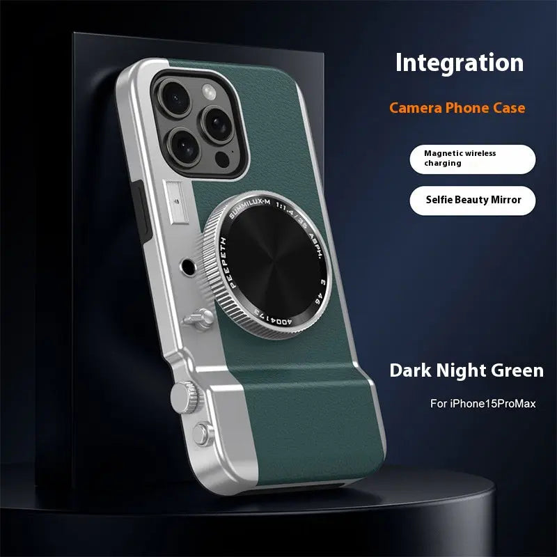 Coque de Téléphone Magnétique STELLAR Dark Night Green-IPhone15