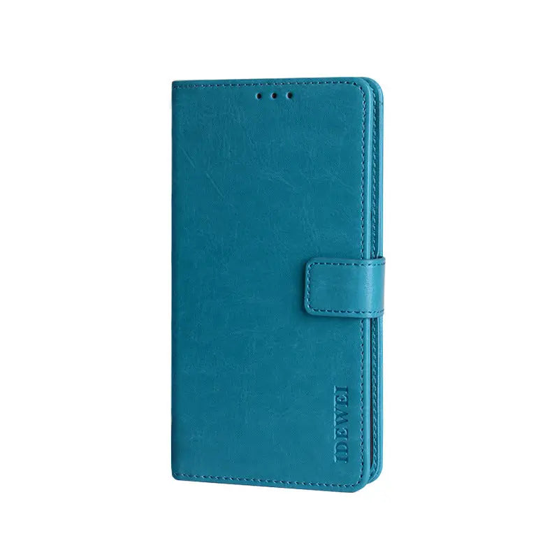 Coque de Téléphone Portefeuille HAWO麻 Blue-Huawei P40 Lite E