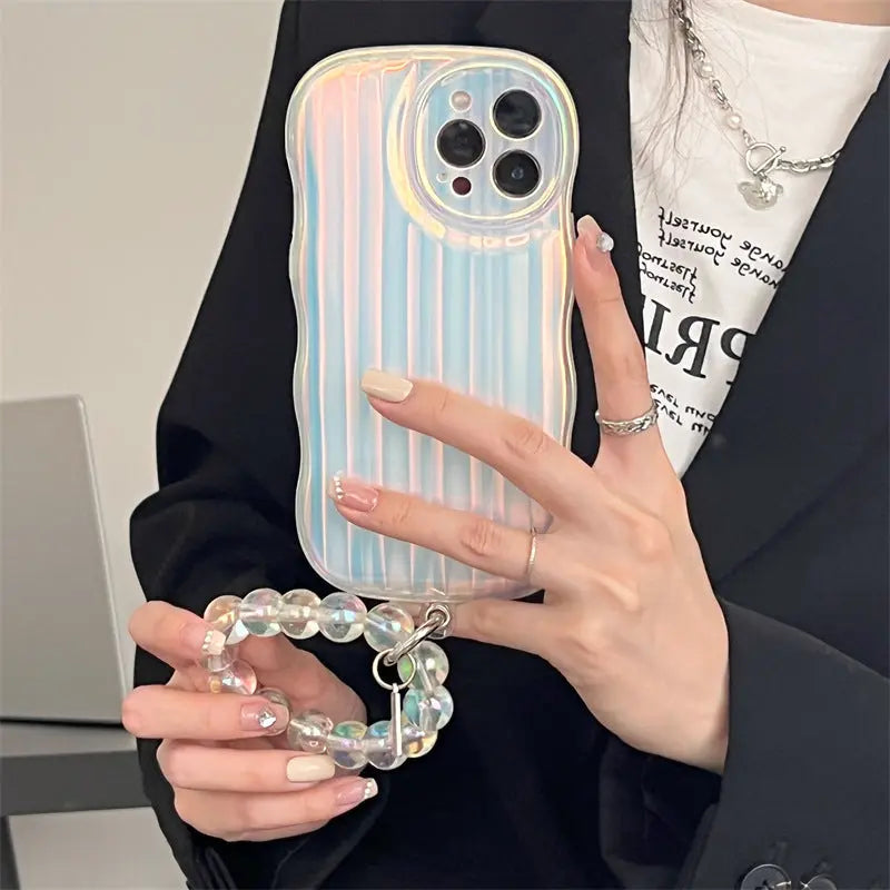 Coque de Téléphone Silicone Gradient LUMINA Phone case and bracelet-IPhone14 plus