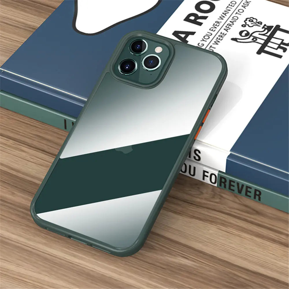 Coque de Téléphone TPU iPhone ROCK Green-IPhone12 Mini