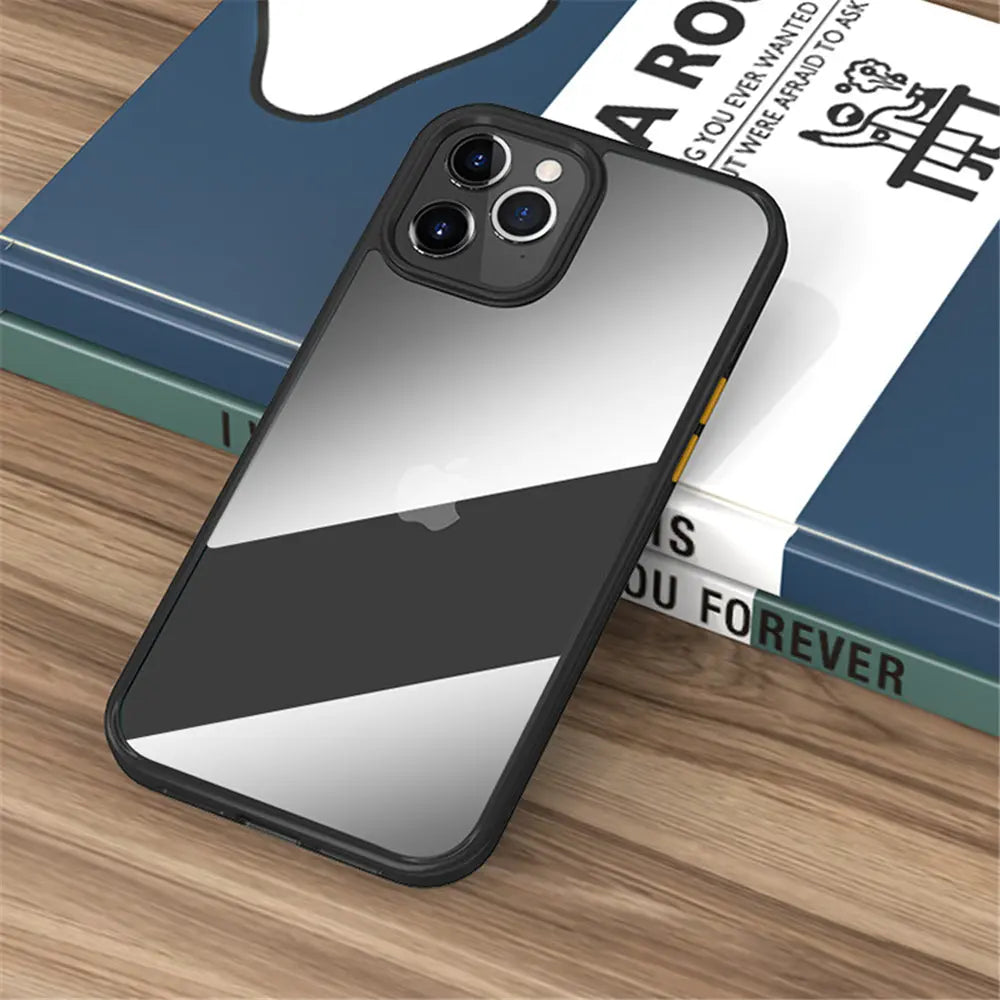 Coque de Téléphone TPU iPhone ROCK Black-IPhone12 Mini