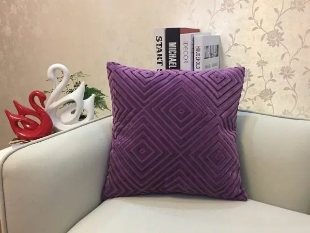 Coussin Canapé Flanelle ZEO E-45cmX45cm