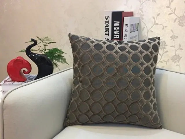 Coussin Canapé Flanelle ZEO G-55cmX55cm