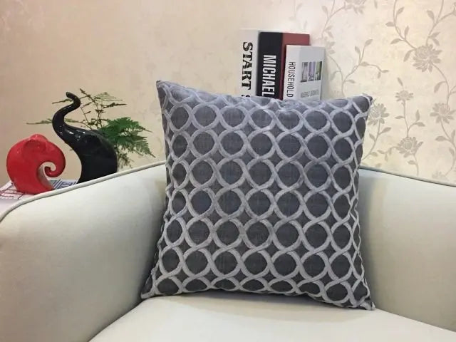 Coussin Canapé Flanelle ZEO Q-55cmX55cm