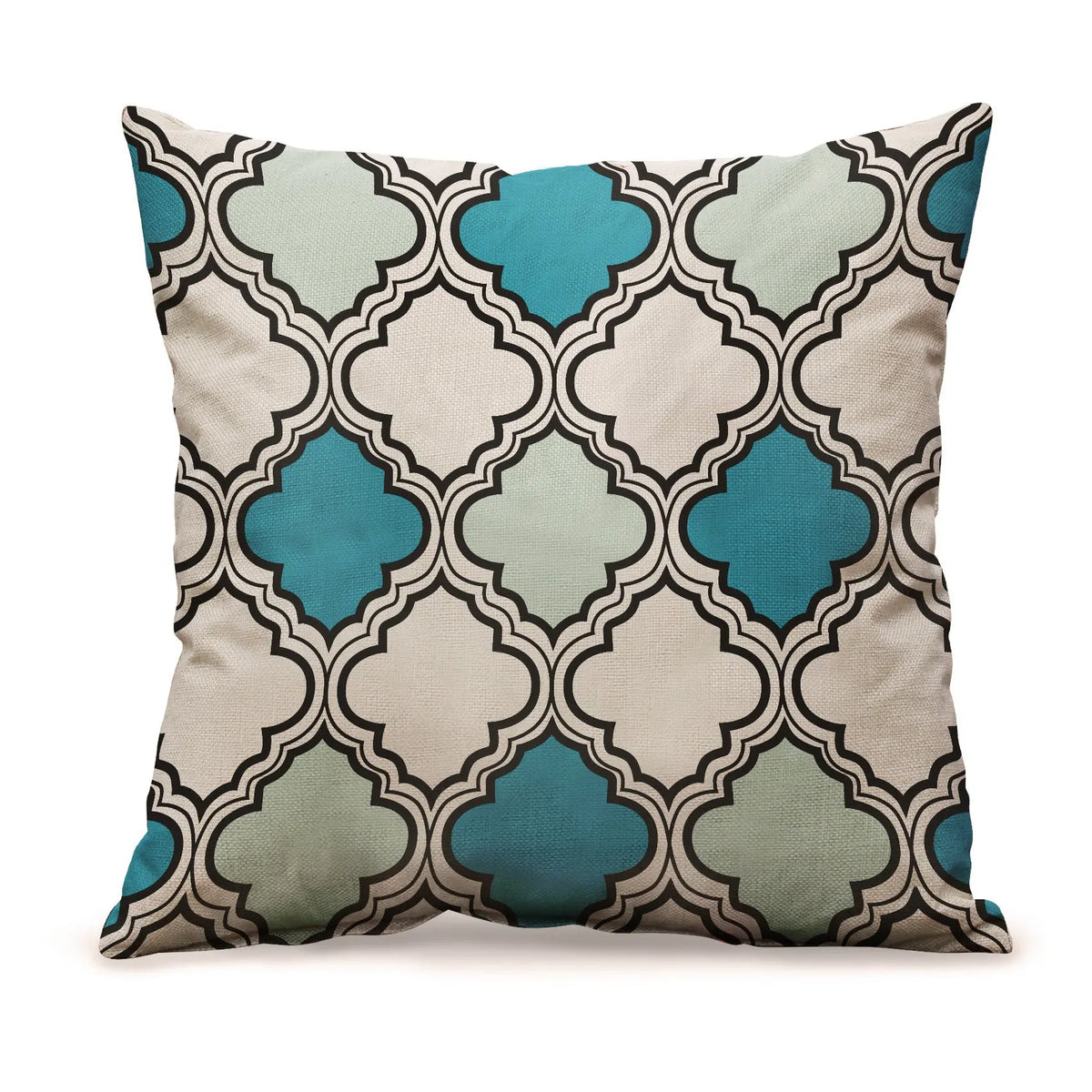 Coussin Canapé Lin Graphique KERMA 012style-45x45cm