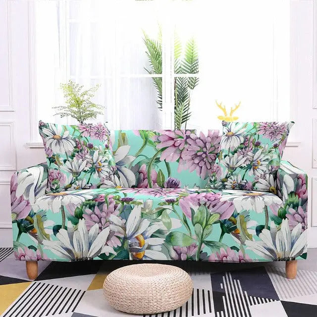 FLORALO - Housse canapé extensible Housse De France