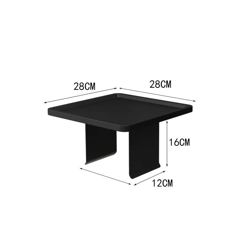 Housse Accoudoir Canapé Moderne IRONIX Black-28X28cm