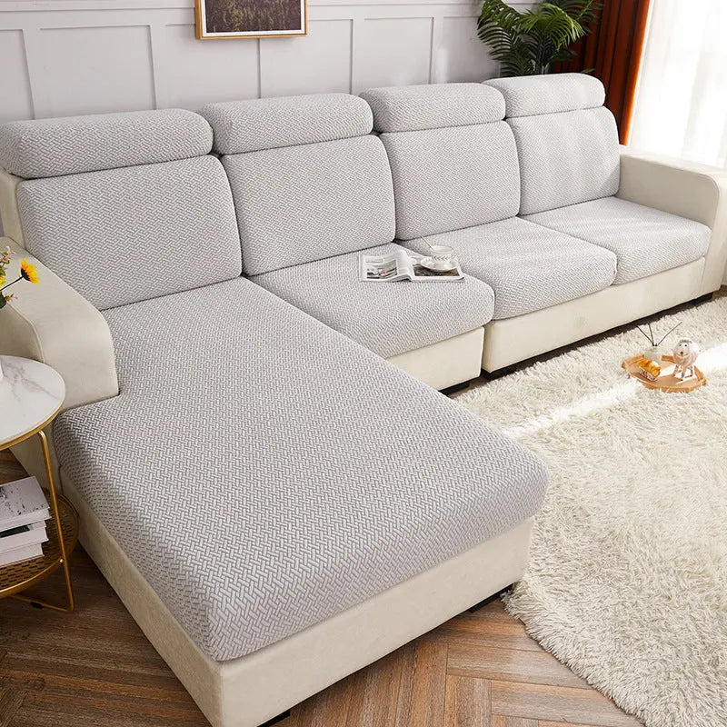Housse Assise Canapé Universelle LAPEO Gray Blue-Plus Size-2XL