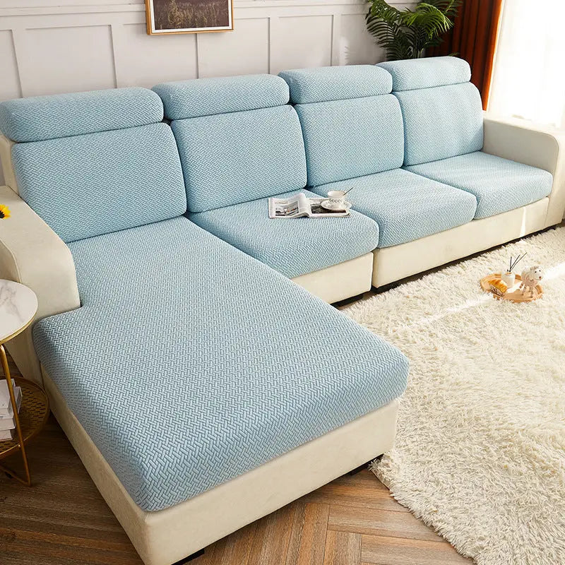 Housse Assise Canapé Universelle LAPEO Serenity Blue-Plus Size-S