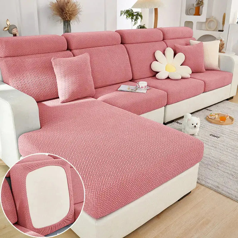 Housse Assise Canapé Rétro BLOSSOM Cherry Blossom Pink-Backrest L