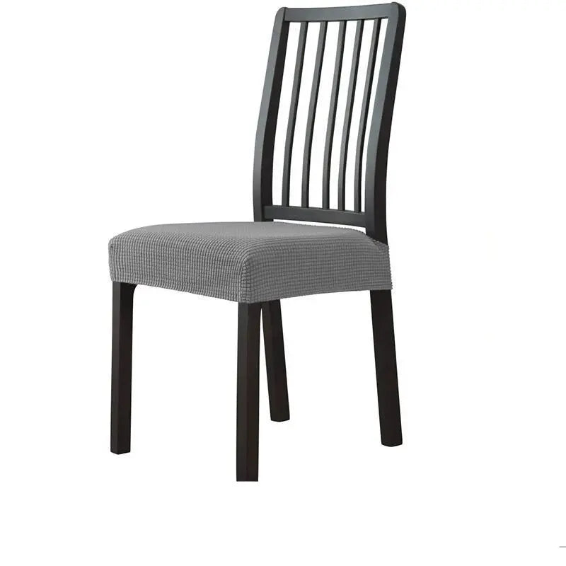 Housse Assise Chaise Élastique HOMINO Light Gray-Average Size