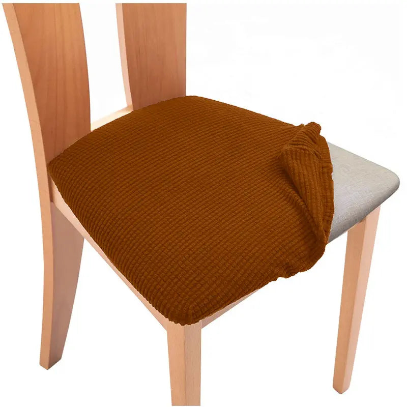 Housse Assise Chaise Extensible ZEFIRA Light Brown