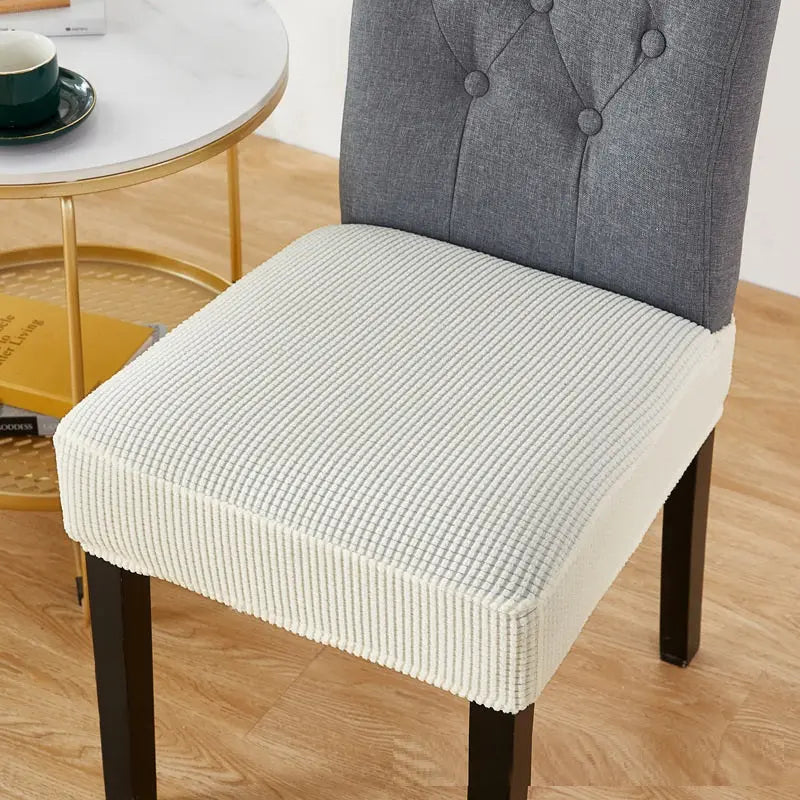 Housse Assise Chaise Extensible **VELISO** White-Universal Size