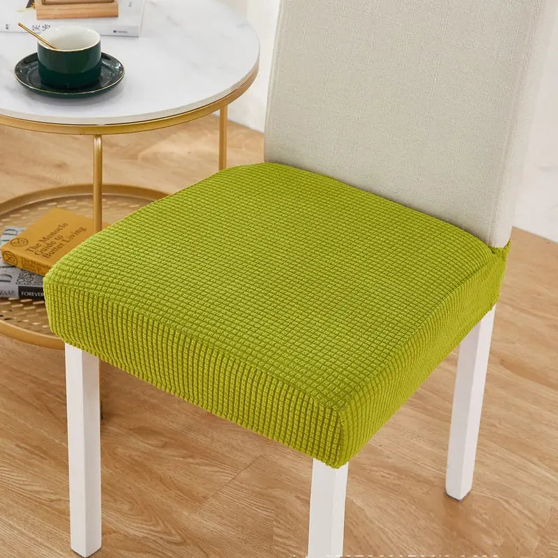 Housse Assise Chaise Extensible **VELISO** Emerald Green Yellow-Universal Size