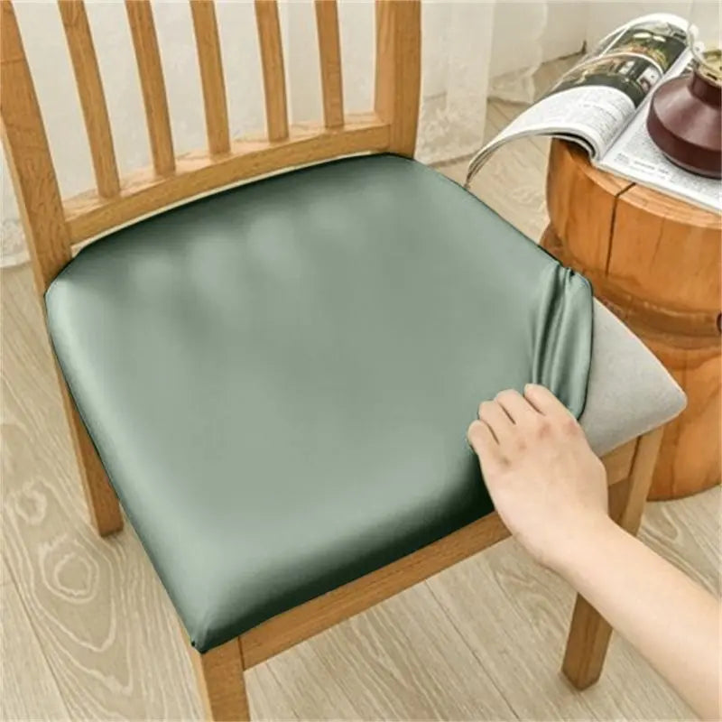 Housse Assise Chaise Imperméable LUXORE Cyan-Length And Width 35to50cm-1PCS