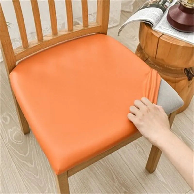 Housse Assise Chaise Imperméable VELONA Orange-Length And Width 35to50cm-1PCS