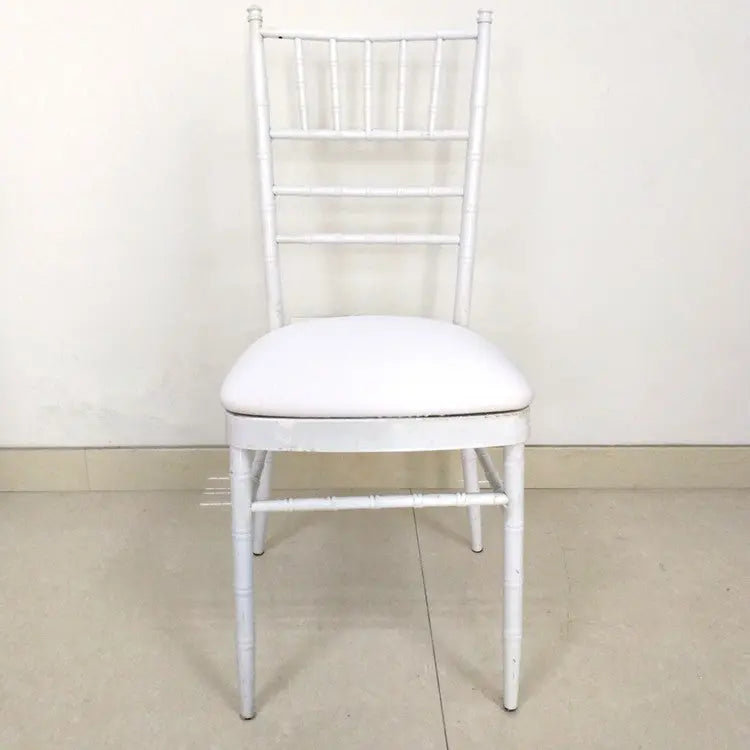 Housse Assise Chaise Moderne BAMBOOJO 30 White-Regular Size
