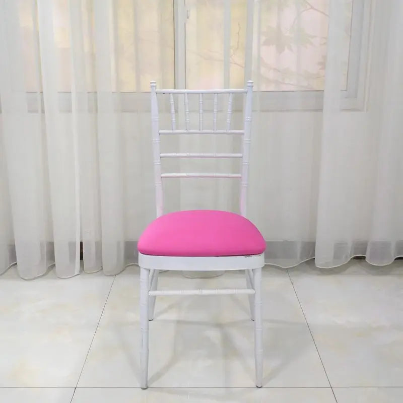 Housse Assise Chaise Moderne BAMBOOJO 27 Rose Red-Regular Size