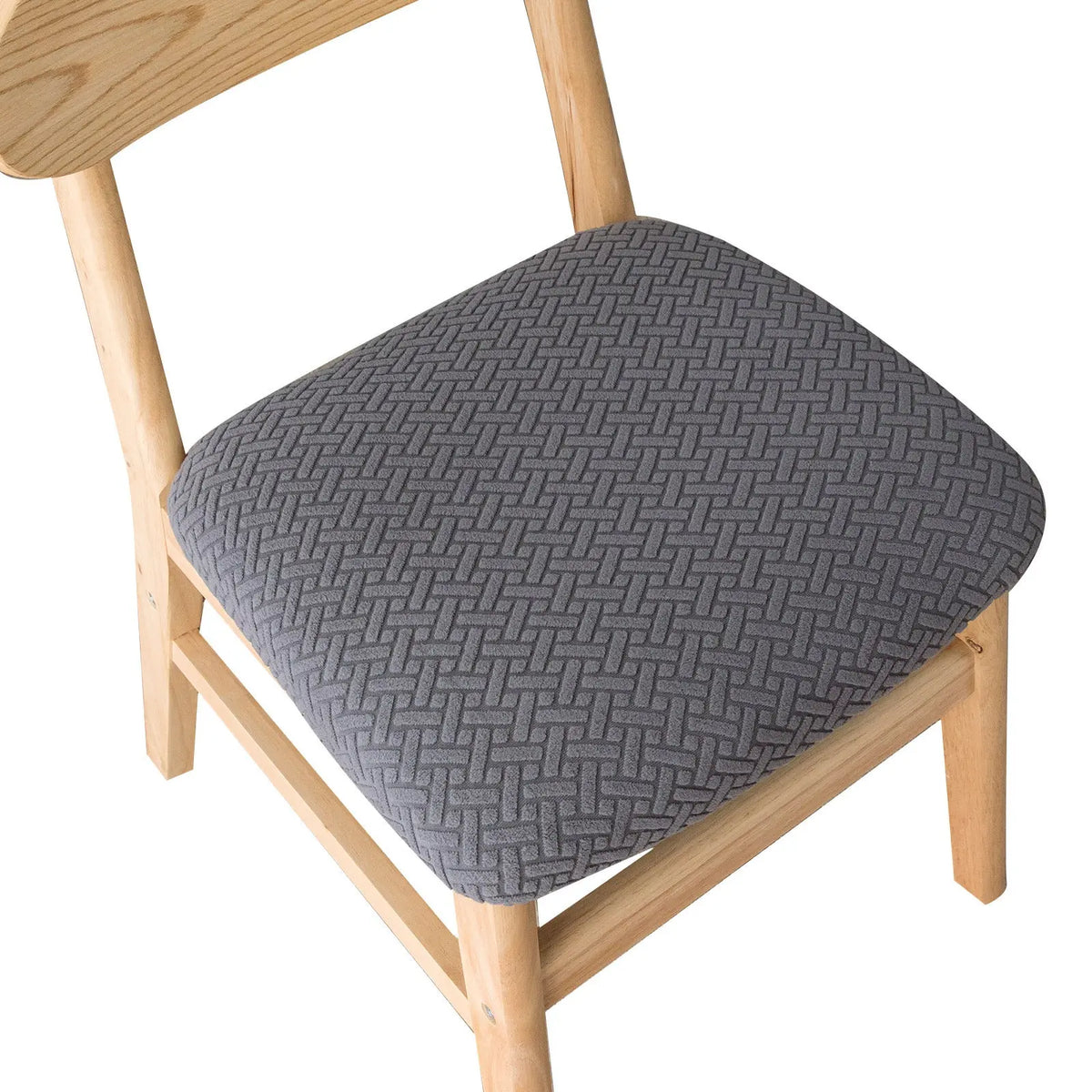Housse Assise Chaise Moderne FLORIA Dark gray-40x50x8cm
