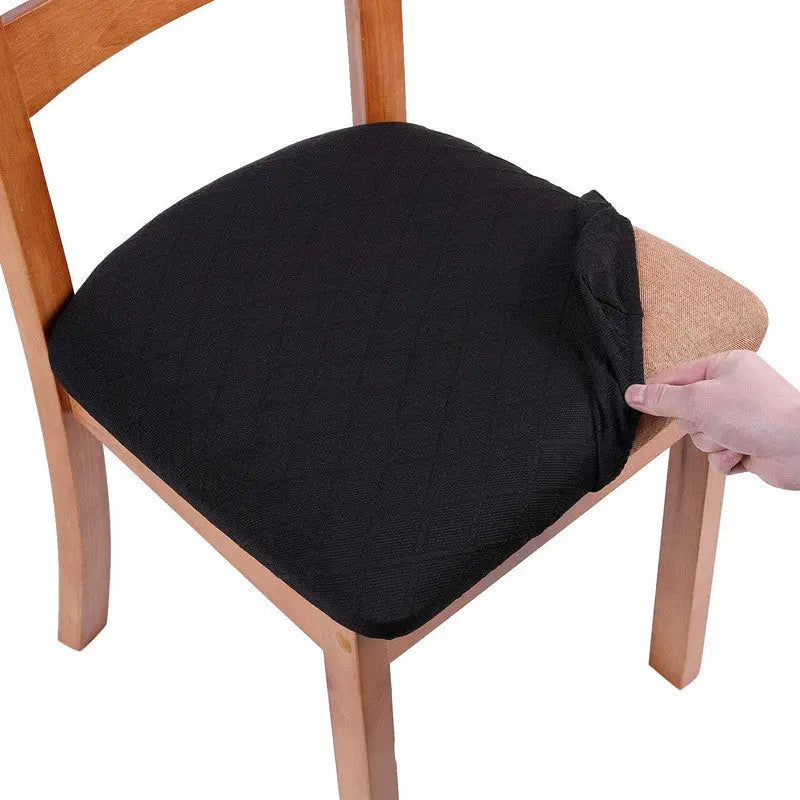 Housse Assise Chaise Moderne JACQUA Black