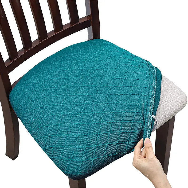 Housse Assise Chaise Moderne JARLINA Peacock Blue