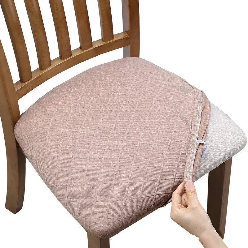 Housse Assise Chaise Moderne JARLINA Light camel