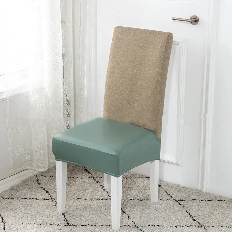 Housse Assise Chaise PU Imperméable EVALIA Turquoise